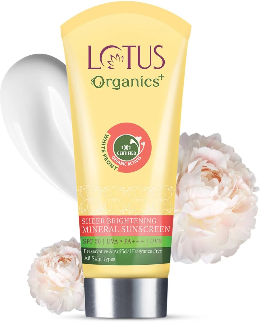 Lotus Sheer Brightening Mineral Sunscreen,50g-Main image