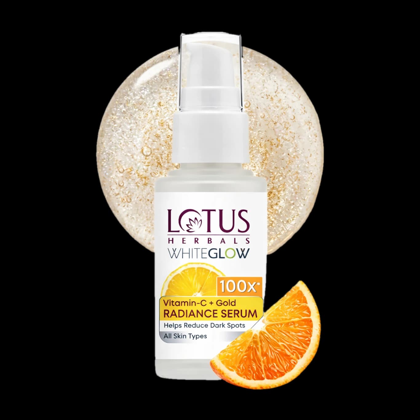 Lotus WhiteGlow Vitamin C and Gold Radiance Face Serum,30ml-Main image