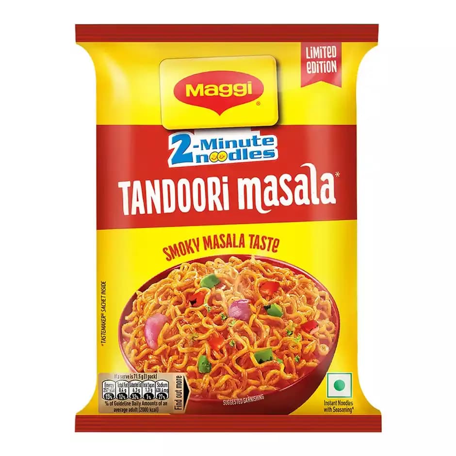Maggi 2-Minute Instant Noodles, Tandoori Masala,71.5g-Main image