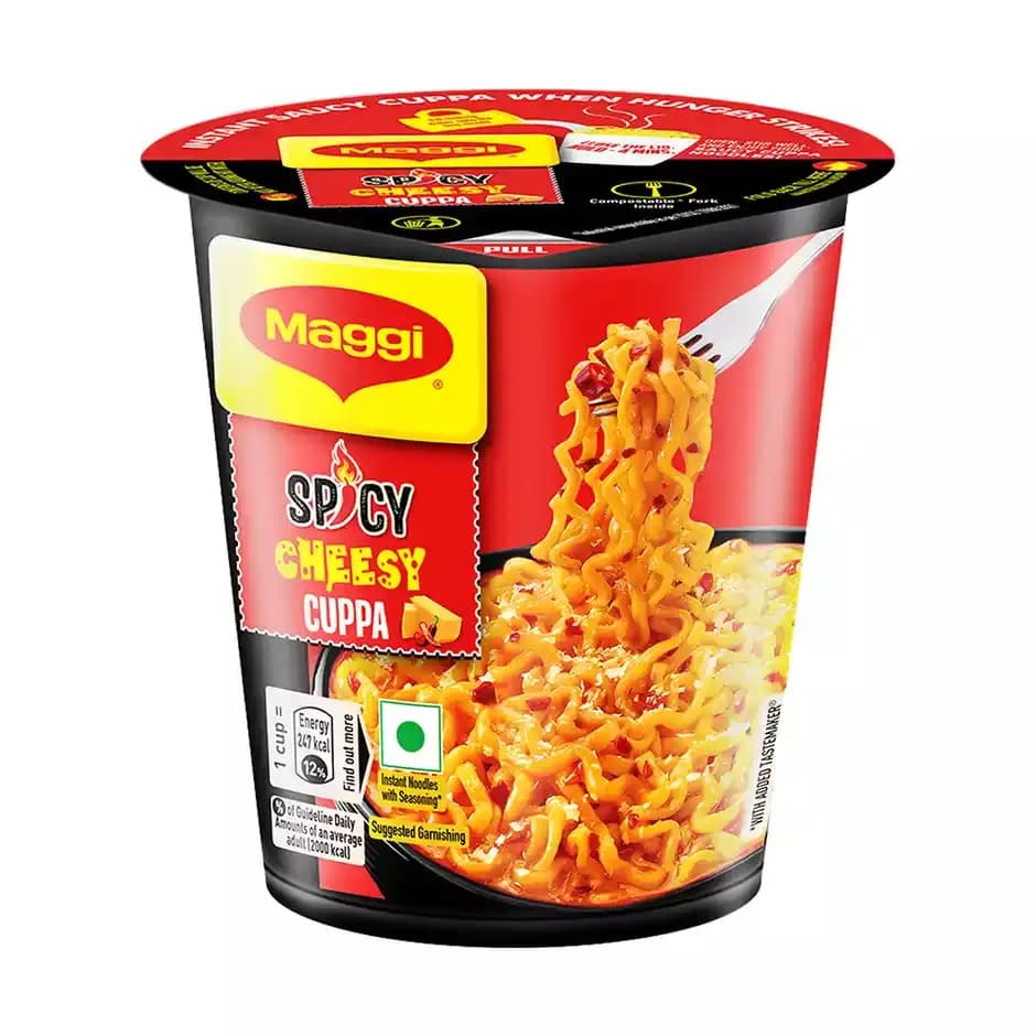 Maggi Spicy Cheesy Instant Cuppa Noodles.71.5g-Main image