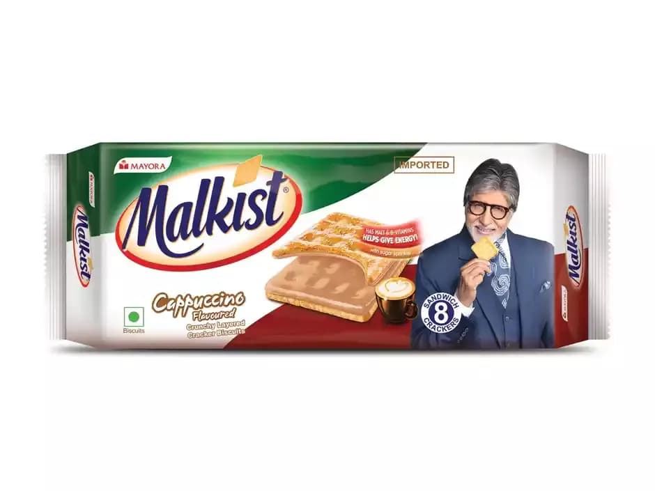 Malkist Cappuccino Flavoured Cracker Biscuits,144g-Main image