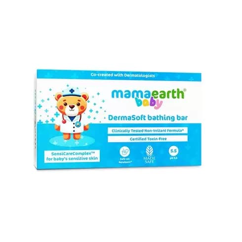 Mamaearth Baby DermaSoft Bathing Bar,205g-Main image