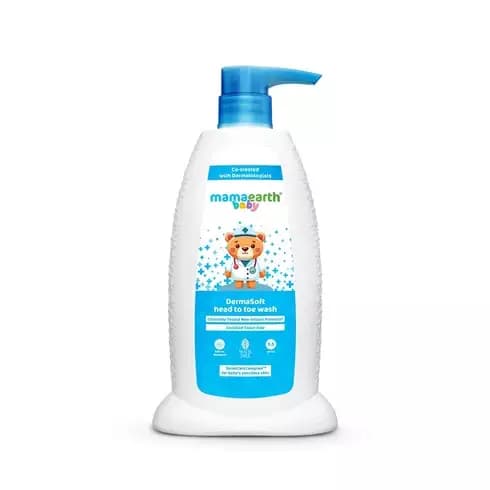 Mamaearth Baby DermaSoft Head to Toe Wash,250ml-Main image