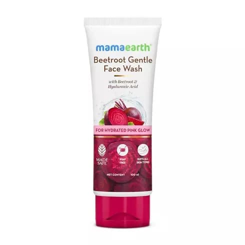 Mamaearth Beetroot Gentle Face Wash,100ml-Main image