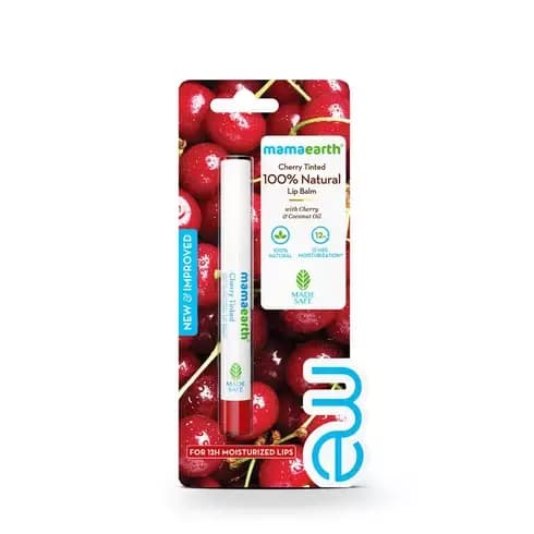 Mamaearth Cherry Tinted Natural Lip Balm,2g-Main image