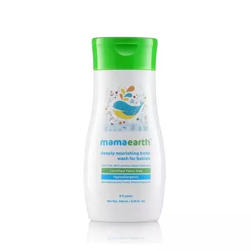 Mamaearth Deeply Nourishing Body Wash for babies,200ml-Main image
