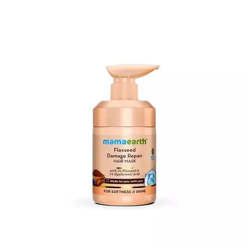 Mamaearth Flaxseed Damage Repair Hair Mask,300ml-Main image