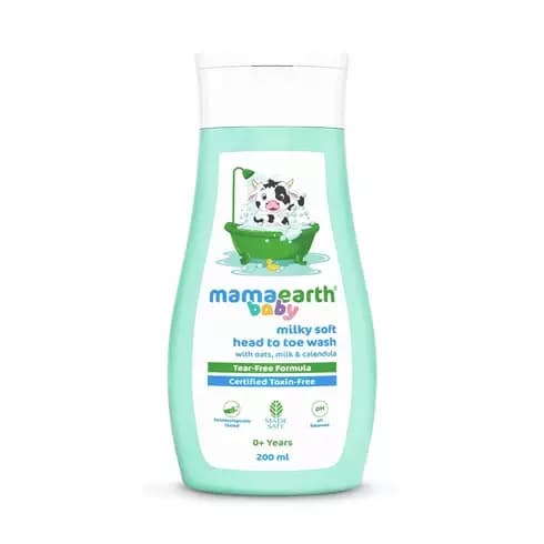 Mamaearth Milky Soft Head to Toe Wash,200ml-Main image