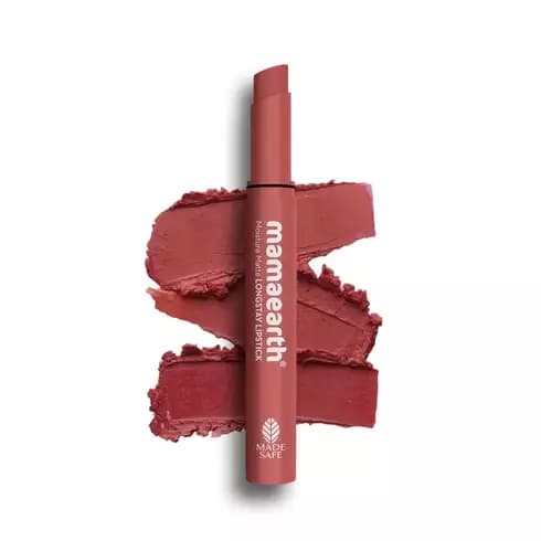 Mamaearth Moisture Matte Long Stay Lipstick-Carnation Nude