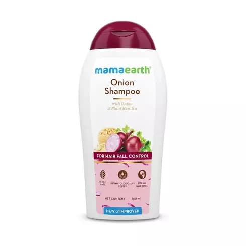 Mamaearth Onion Shampoo for Hair Growth,180ml-Main image