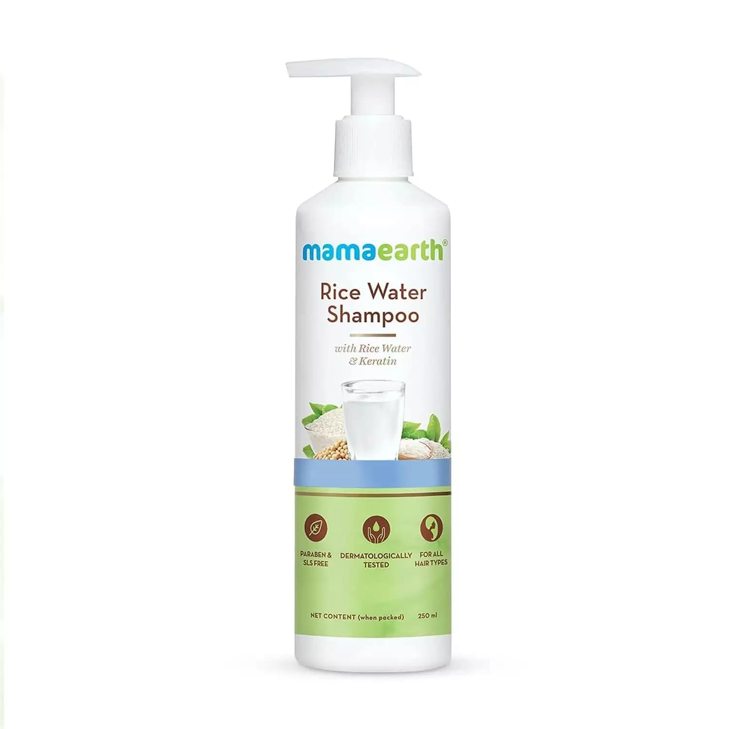 Mamaearth Rice Water Shampoo,250ml-Main image