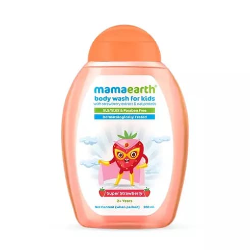 Mamaearth Super Strawberry Body Wash,300ml-Main image