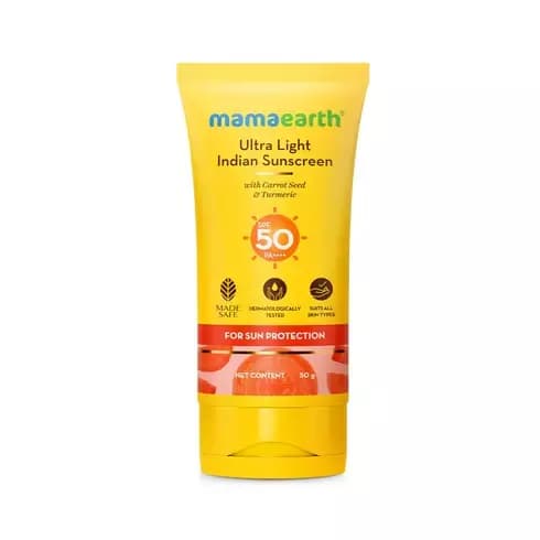 Mamaearth Ultra-Light Indian Sunscreen,50g-Main image