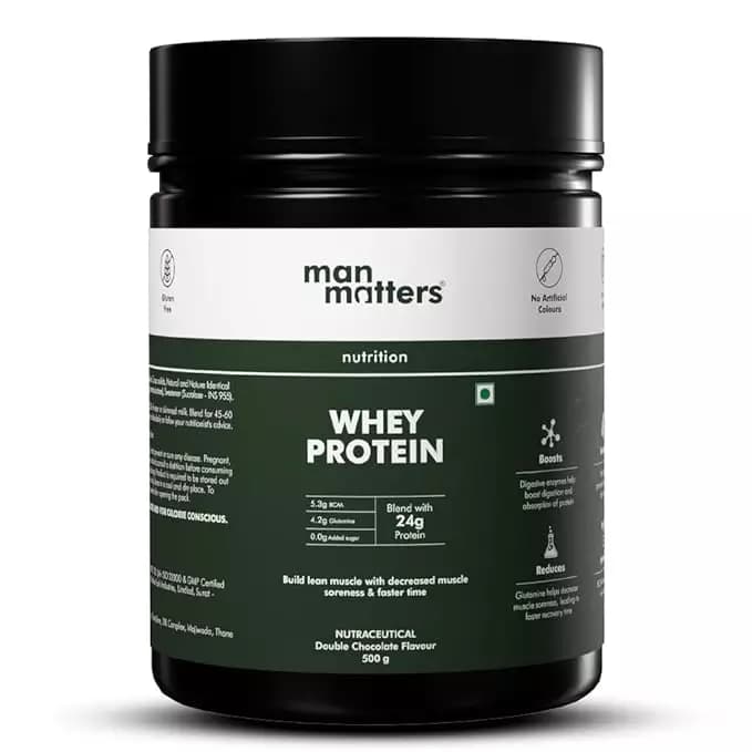 Man Matters Whey Protein Powder,500g-Main image