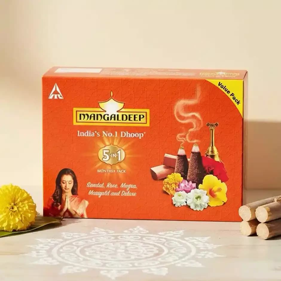 Mangaldeep 5 In 1 Wet Dhoop,235g-Main image