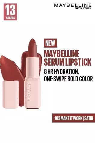 Maybelline Moisturizing Serum Lipstick,103 Make it Work-Main image