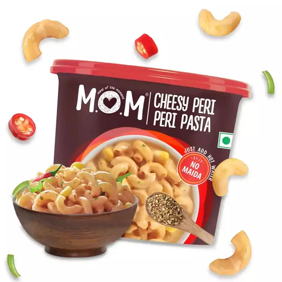 Mom Cheesy Peri Peri Instant Pasta,74g-Main image