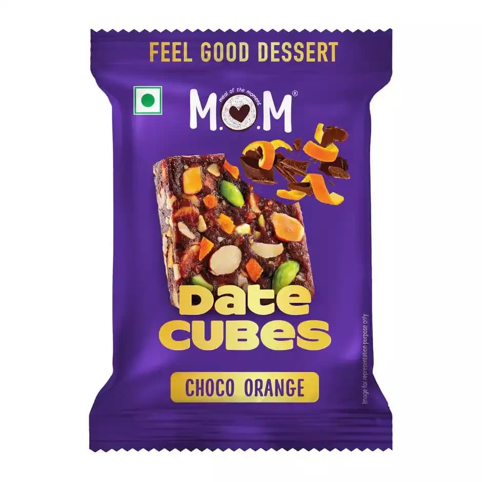 Mom Choco Orange Date Cubes,20g-Main image