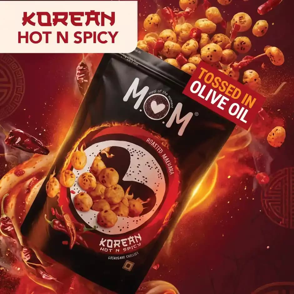 Mom Korean Hot N Spicy Makhana,52g-Main image