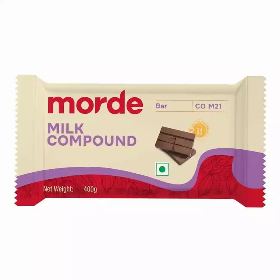 Morde Milk Compound Chocolate Bar,400g-Main image