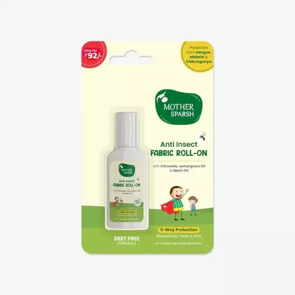 Mother Sparsh Anti Insect Fabric Roll On For Baby,12ml-Main image