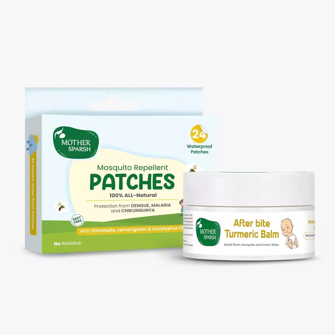 Mother Sparsh Mosquito Repellent Patches,25g-Main image