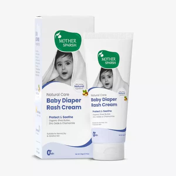 Mother Sparsh Natural Care Diaper Rash Cream,50g-Main image