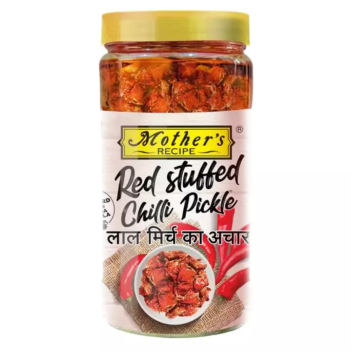 Mother's Recipe Red Stuffed Chilli Pickle,900g-Main image