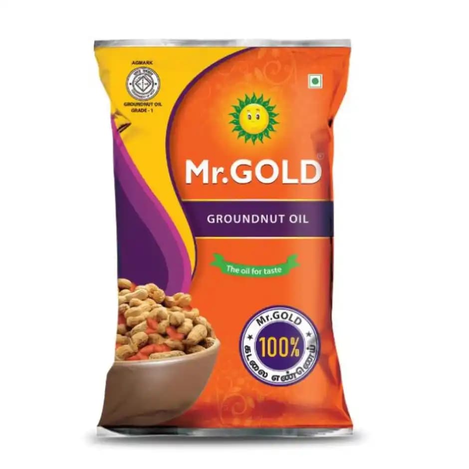 Mr. Gold Groundnut Oil,1L-Main image