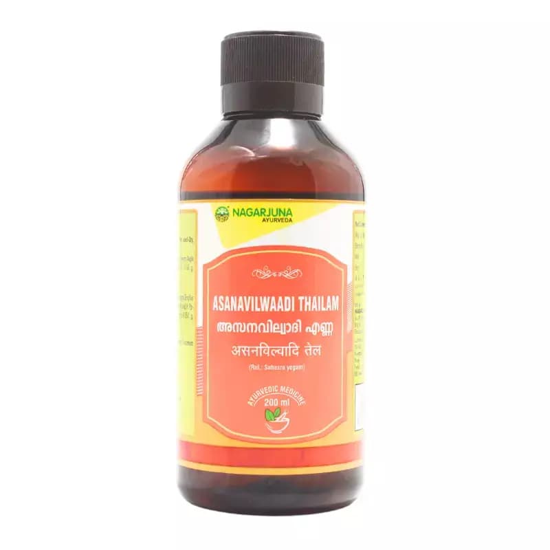 Nagarjuna Ayurveda Asanavilwaadi Thailam, 200ml-Main image