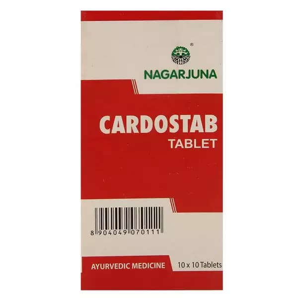 Nagarjuna Ayurveda Cardostab Tablets, 100tablets-main image