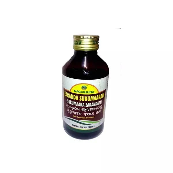 Nagarjuna Ayurveda Earanda Sukumaaram Tailam, 200ml-Main image