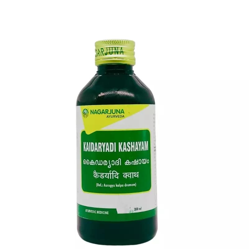 Nagarjuna Ayurveda Kaidaryaadi Kashayam, 200ml-Main image