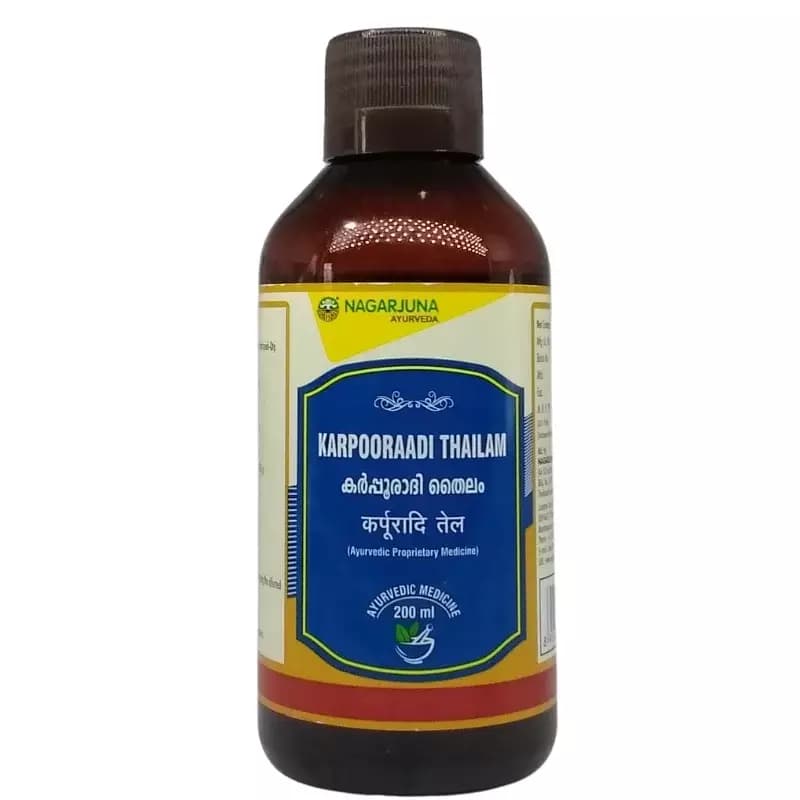 Nagarjuna Ayurveda Karppooraadi Thailam, 200ml-Main image