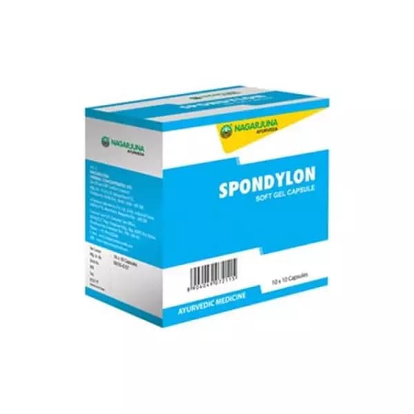 Nagarjuna Ayurveda Spondylon Capsules, 100 Capsules-Main image