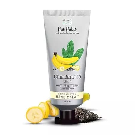 Nat Habit Chia Banana Biotin Hand Cream,30ml-Main image