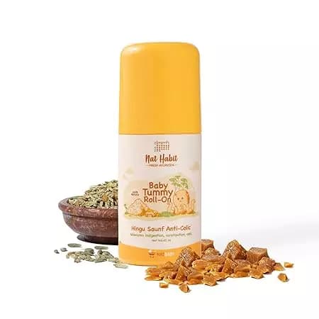 Nat Habit Hingu Saunf Anti-Colic Tummy Roll-On,40ml-Main image