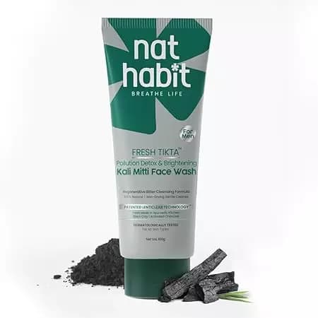 Nat Habit Kali Mitti Men's Face Wash,100g-Main image