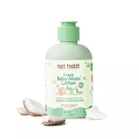 Nat Habit Nat Habit Baby Malai Lotion,200ml-Main image