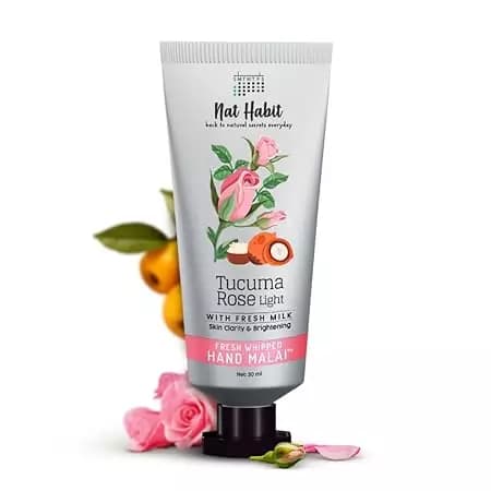 Nat Habit Tucuma Rose Light Hand Malai,30ml-Main image
