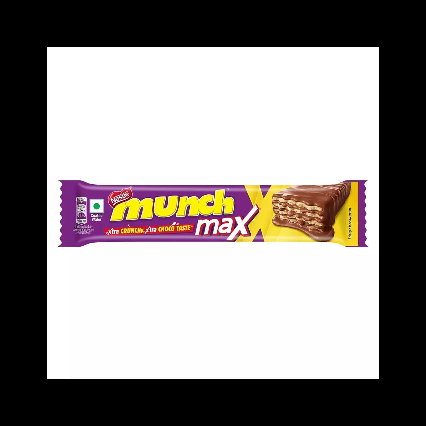 Nestle Munch Max Choco Coated Crunchy Wafer Bar,38.5g-Main image