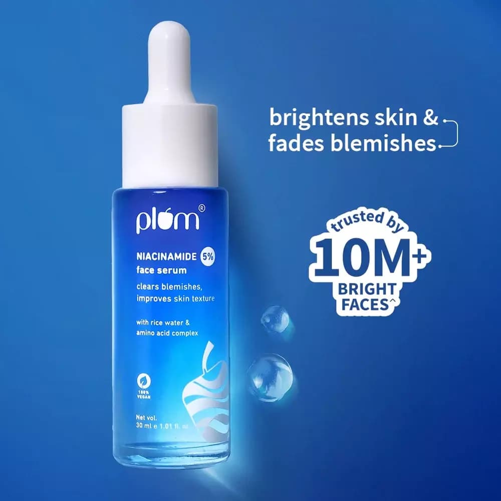 Niacinamide & Rice Water Brightening Face Serum-Main Image