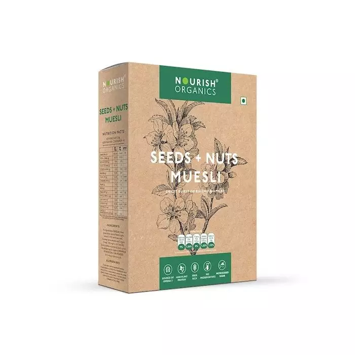 Nourish Organic Seeds & Nuts Muesli,300g-Main image