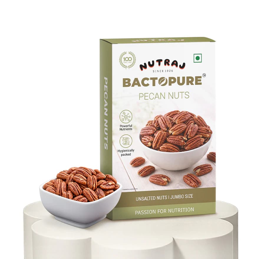 Nutraj Bactopure Pecan Nuts, 100 g-Main Image