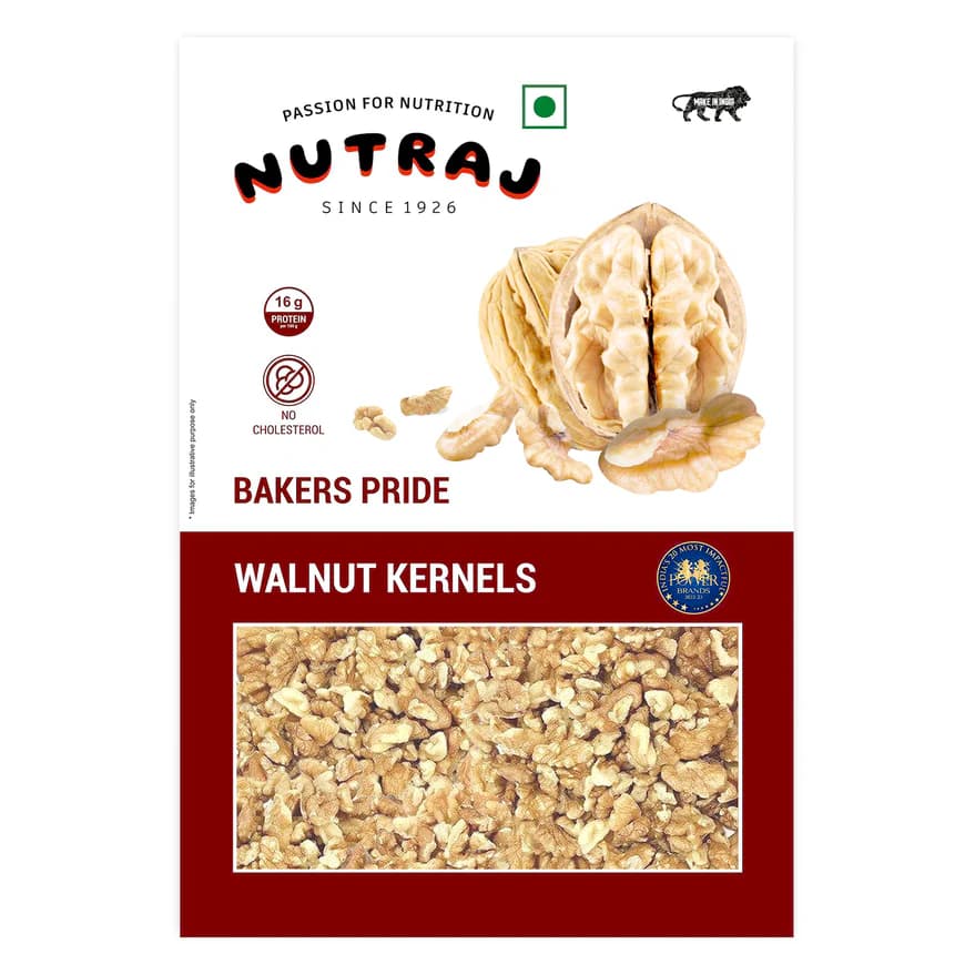 Nutraj Bakers Pride Walnut Kernels, 250 g-Main Image
