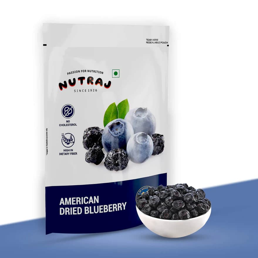 Nutraj Dried Blueberries, 150 g-Main Image