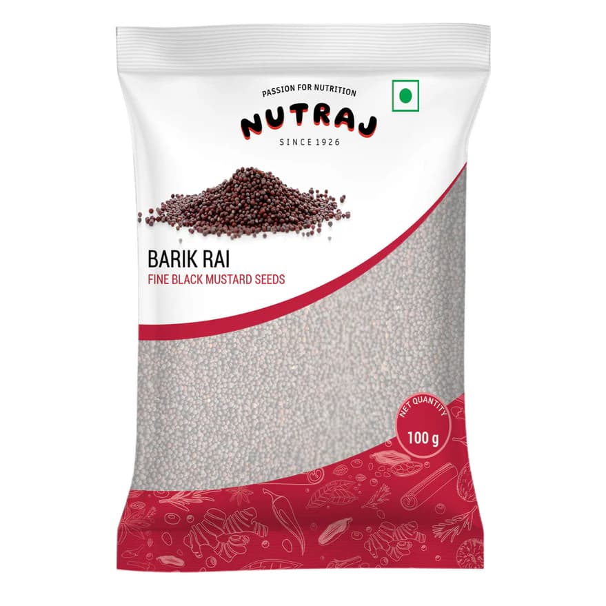 Nutraj Small Black Mustard Seeds, 100 g-Main Image