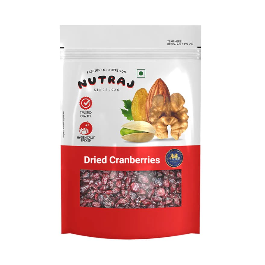 Nutraj Whole Dried Cranberries, 200 g-Main Image