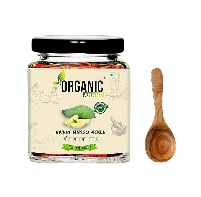 Organic Anand Sweet Keri ka Achar – Jaggery Mango Pickle, 250g-Main image
