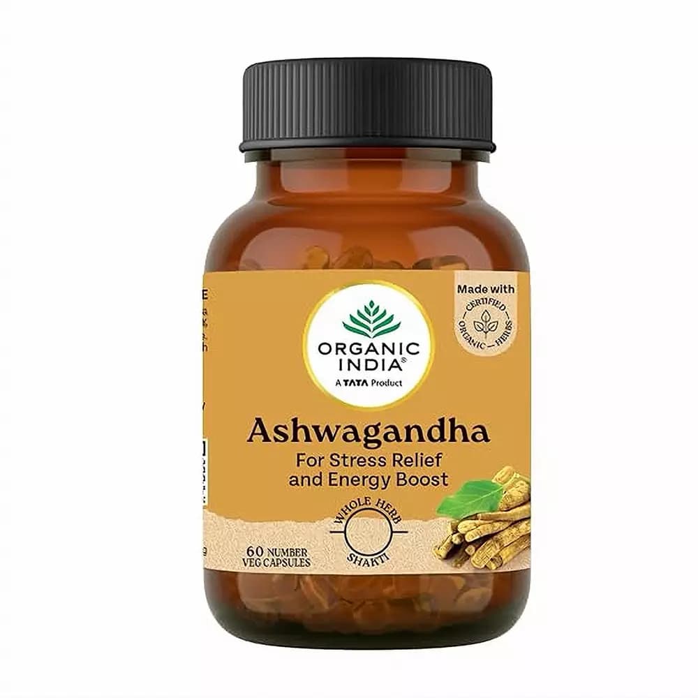 Organic India Ashwagandha,60Capsules-Main image